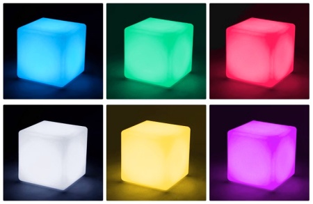 Светильник Куб 80 питание от сети 220В, RGB Светильник Куб 80 питание от сети 220В, RGB