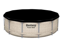Bestway 5614V BW Каркасный бассейн Power Steel 396x107см 11133л, фил.-насос 2006л/ч, лестн., тент, попл.-доз., навес Bestway 5614V BW Каркасный бассейн Power Steel 396x107см 11133л, фил.-насос 2006л/ч, лестн., тент, попл.-доз., навес