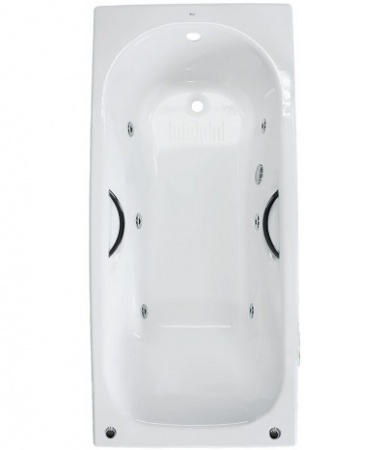 Ванна Roca Malibu 170x75 (с ручками) с гидромассажем
